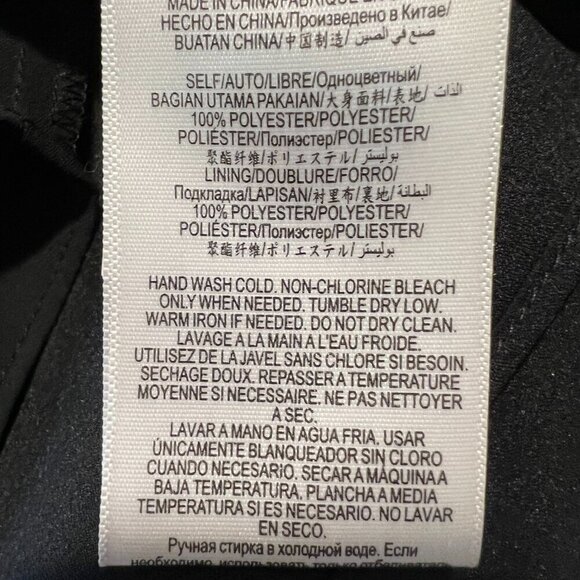 BCBGMaxAzria Black Joline Studded Crisscross Sleeveless Blouse, Size Small - Picture 15 of 15